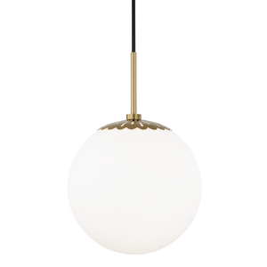 Mitzi Paige Pendant in Aged Brass
