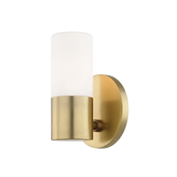 Mitzi Lola Wall Sconce in Aged Brass