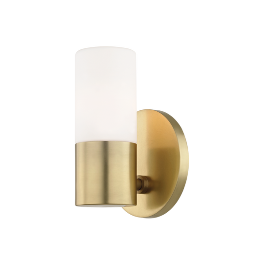 Mitzi Lola Wall Sconce in Aged Brass