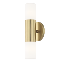 Mitzi Lola Wall Sconce in Aged Brass