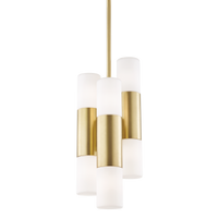 Mitzi Lola Pendant in Aged Brass