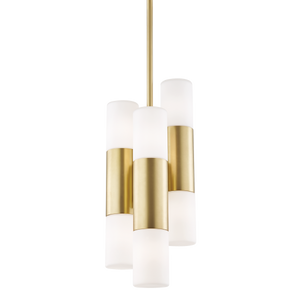 Mitzi Lola Pendant in Aged Brass
