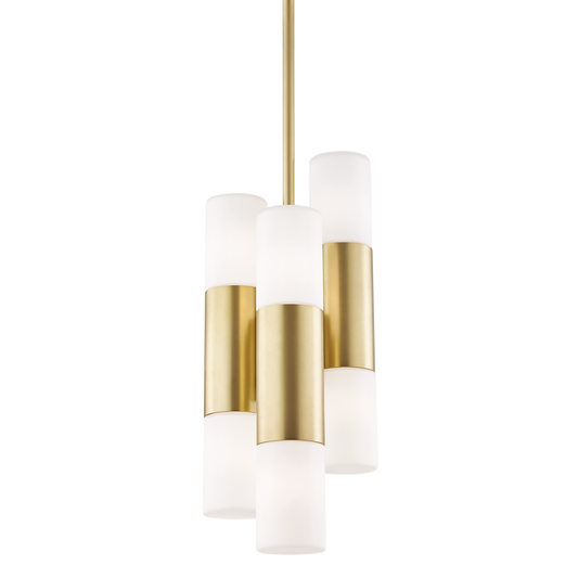 Mitzi Lola Pendant in Aged Brass