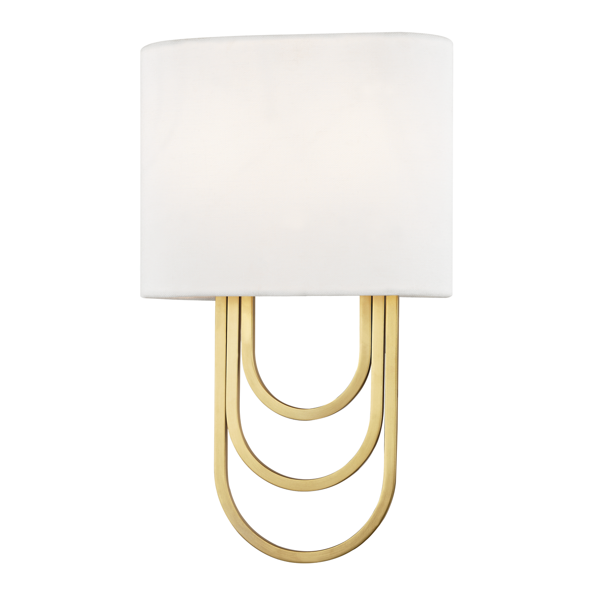 Mitzi Farah Wall Sconce in Aged Brass