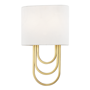 Mitzi Farah Wall Sconce in Aged Brass