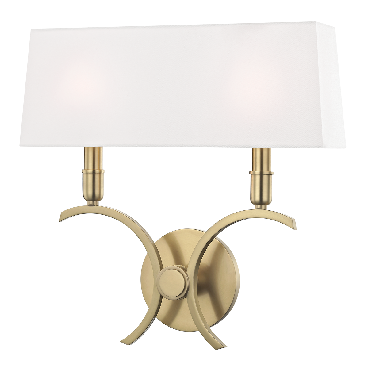 Mitzi Gwen Wall Sconce in Aged Brass