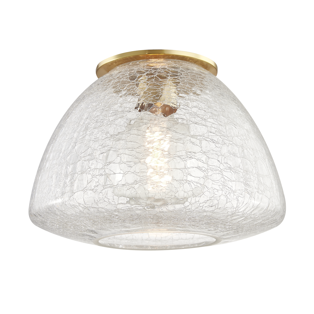 Mitzi Maya Flush Mount in Aged Brass