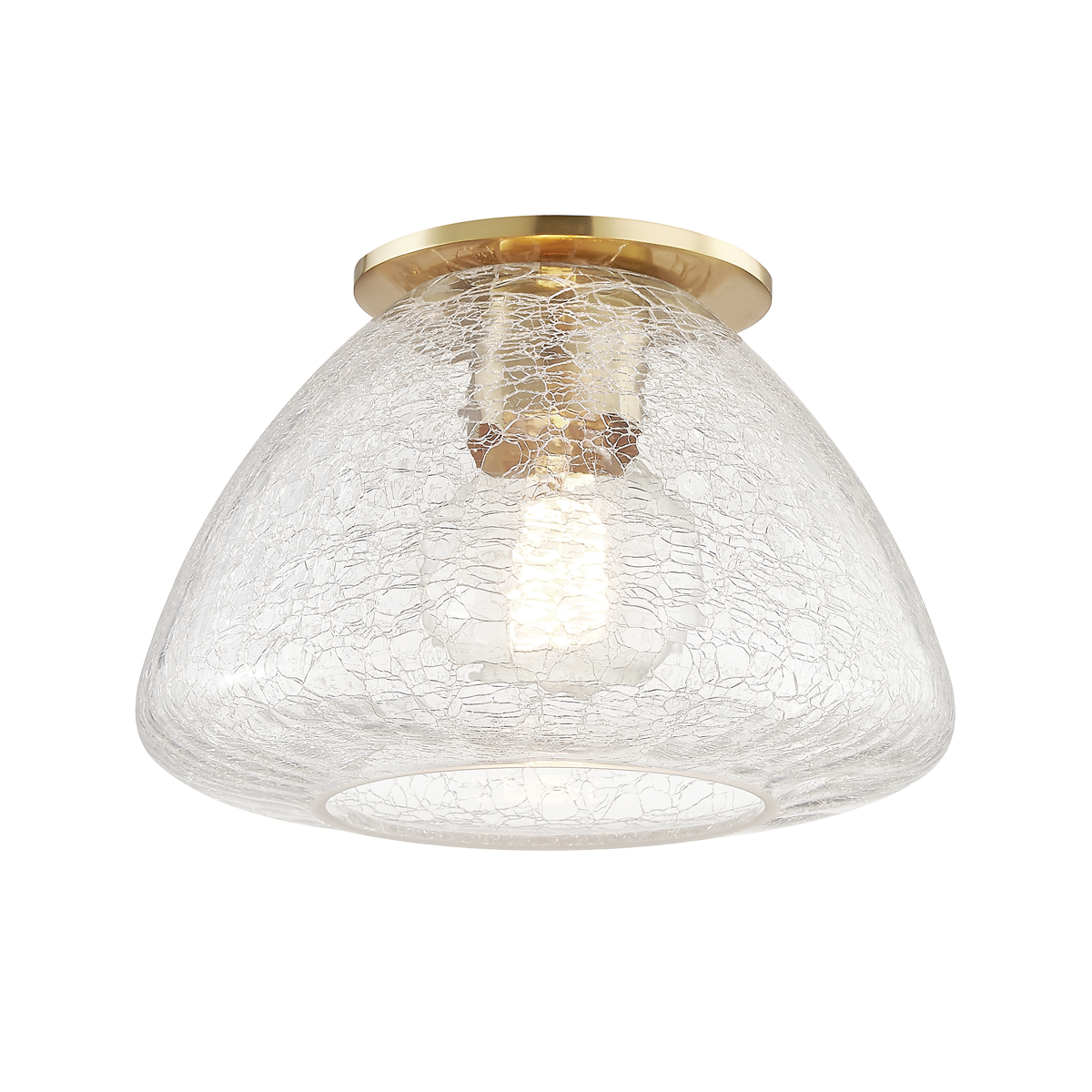 Mitzi Maya Flush Mount in Aged Brass