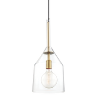 Mitzi Sloan Pendant in Aged Brass