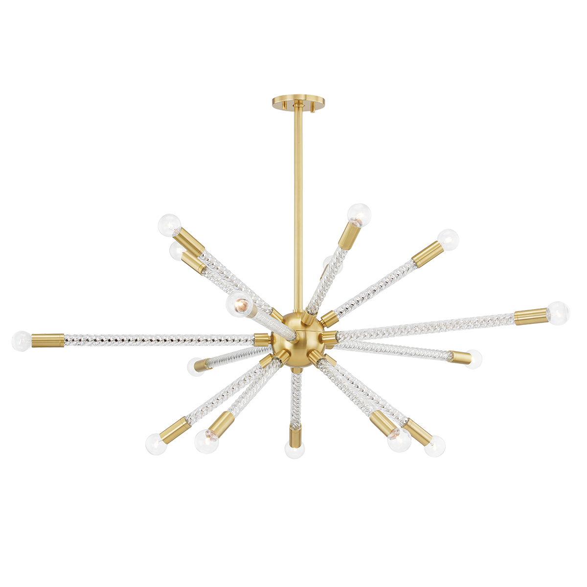 Mitzi Pippin Chandelier in Aged Brass