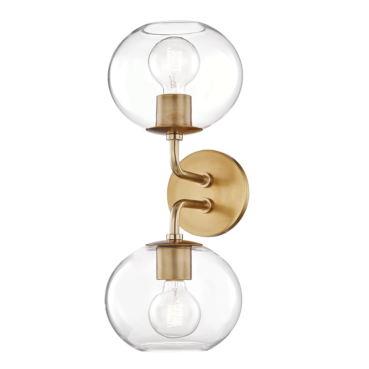 Mitzi Margot Wall Sconce in Aged Brass