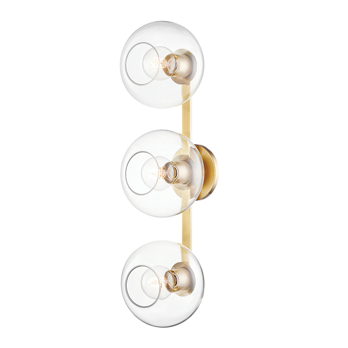 Mitzi Margot Wall Sconce in Aged Brass