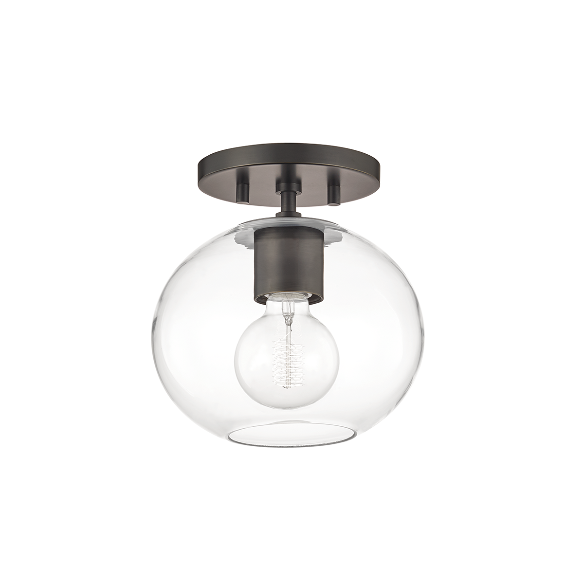 Mitzi Margot Semi Flush in Old Bronze