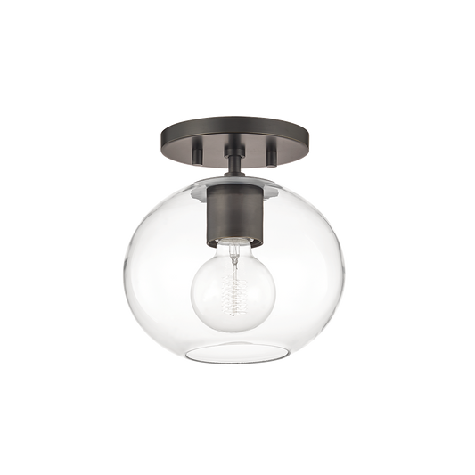 Mitzi Margot Semi Flush in Old Bronze