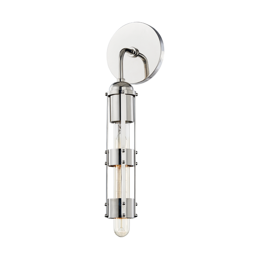 Mitzi Violet Wall Sconce in Polished Nickel