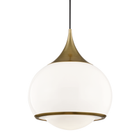 Mitzi Reese Pendant in Aged Brass