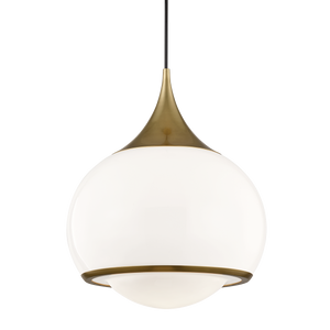 Mitzi Reese Pendant in Aged Brass