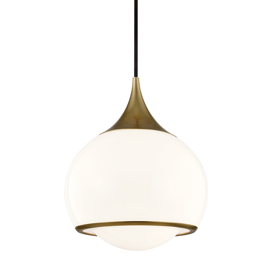 Mitzi Reese Pendant in Aged Brass