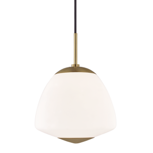Mitzi Jane Pendant in Aged Brass