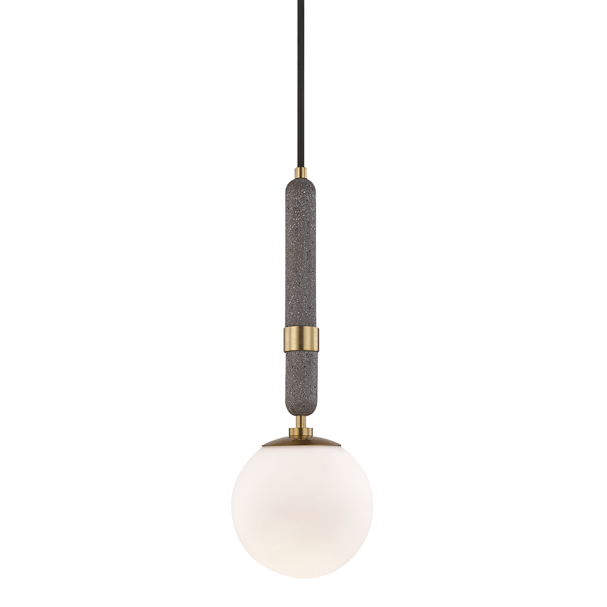 Mitzi Brielle Pendant in Aged Brass