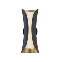 Mitzi Josie Wall Sconce in Gold Leaf/black