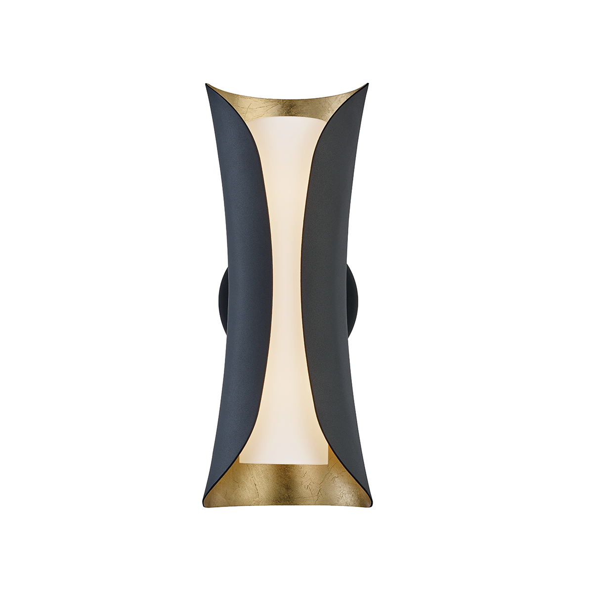 Mitzi Josie Wall Sconce in Gold Leaf/black