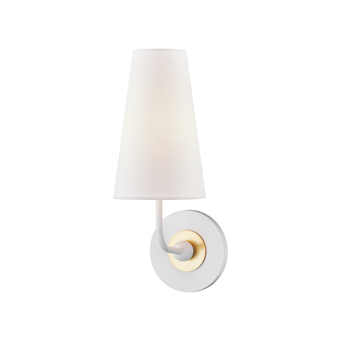Mitzi Merri Wall Sconce in Aged Brass/soft Off White