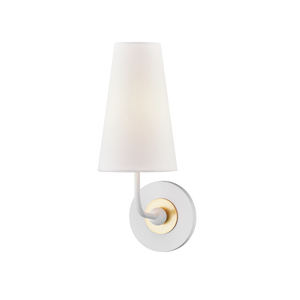 Mitzi Merri Wall Sconce in Aged Brass/soft Off White