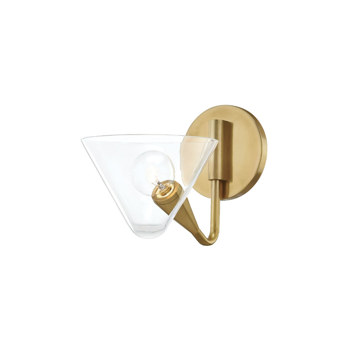 Mitzi Isabella Wall Sconce in Aged Brass