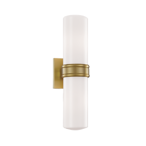 Mitzi Natalie Wall Sconce in Aged Brass