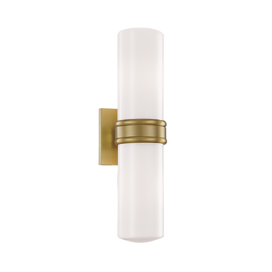 Mitzi Natalie Wall Sconce in Aged Brass