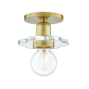 Mitzi Alexa Wall Sconce in Aged Brass