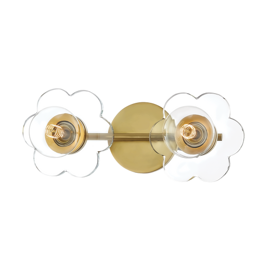 Mitzi Alexa Bath and Vanity in Aged Brass