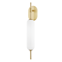 Mitzi Miley Wall Sconce in Aged Brass