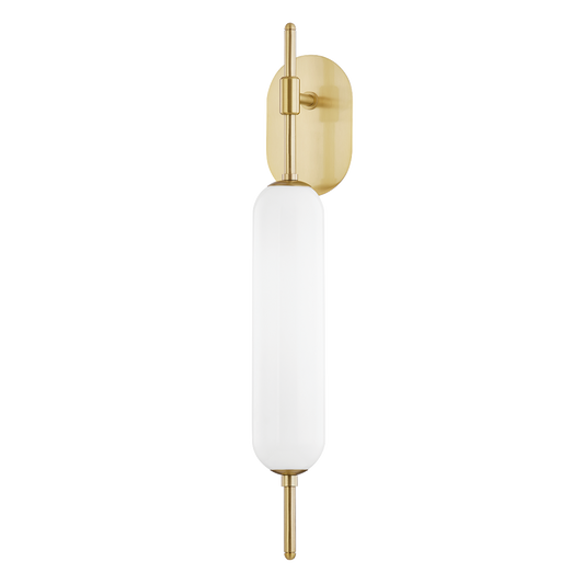 Mitzi Miley Wall Sconce in Aged Brass