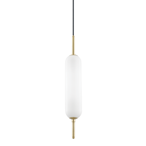 Mitzi Miley Pendant in Aged Brass