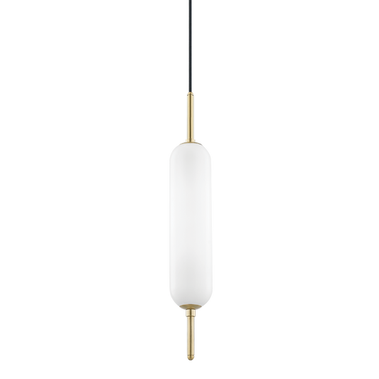 Mitzi Miley Pendant in Aged Brass