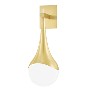 Mitzi Ariana Wall Sconce in Aged Brass