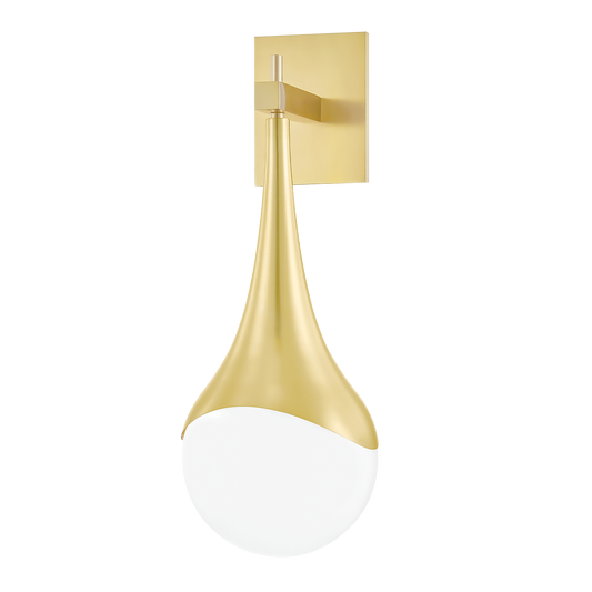 Mitzi Ariana Wall Sconce in Aged Brass