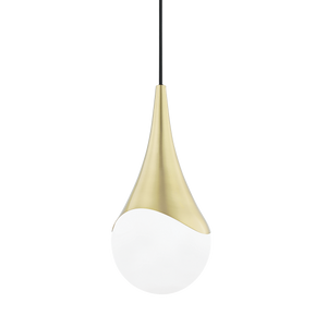 Mitzi Ariana Pendant in Aged Brass