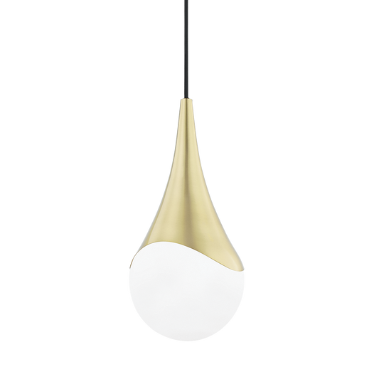 Mitzi Ariana Pendant in Aged Brass