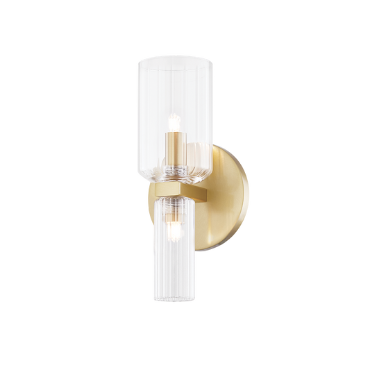Mitzi Tabitha Wall Sconce in Aged Brass