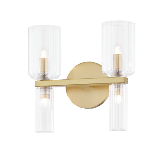 Mitzi Tabitha Bath and Vanity in Aged Brass