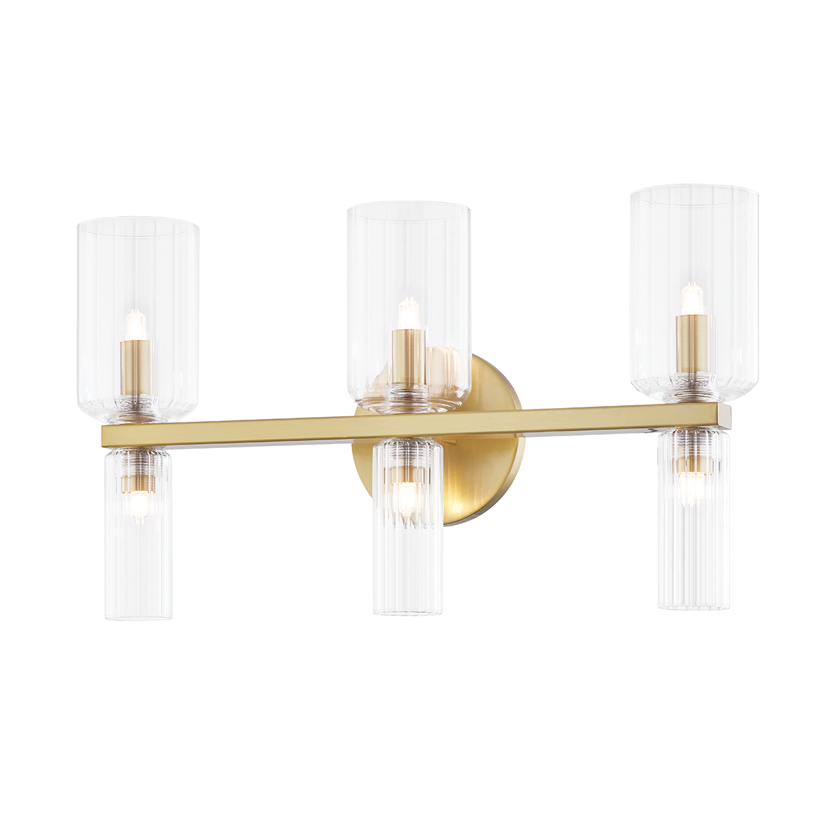 Mitzi Tabitha Bath and Vanity in Aged Brass