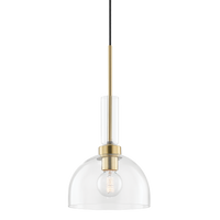 Mitzi Tabitha Pendant in Aged Brass