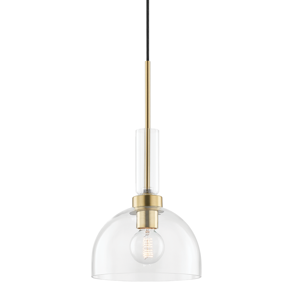 Mitzi Tabitha Pendant in Aged Brass