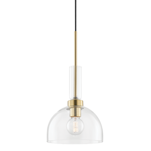 Mitzi Tabitha Pendant in Aged Brass