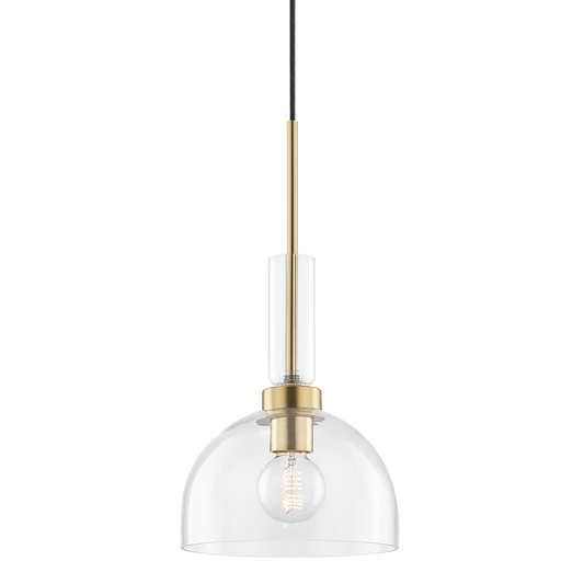 Mitzi Tabitha Pendant in Aged Brass