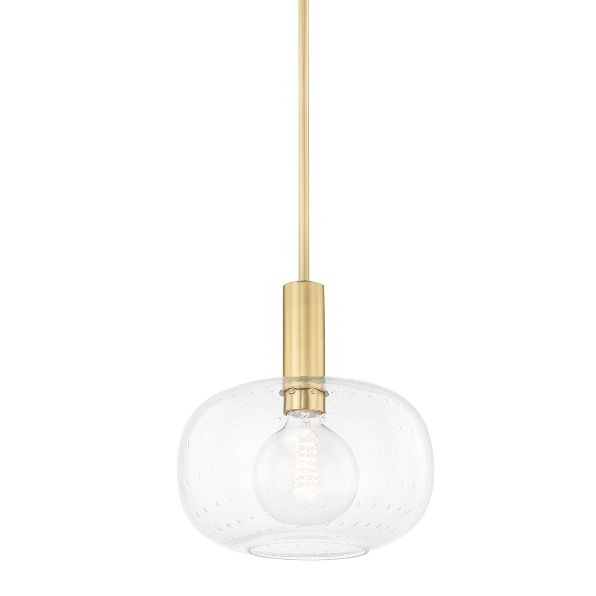 Mitzi Harlow Pendant in Aged Brass