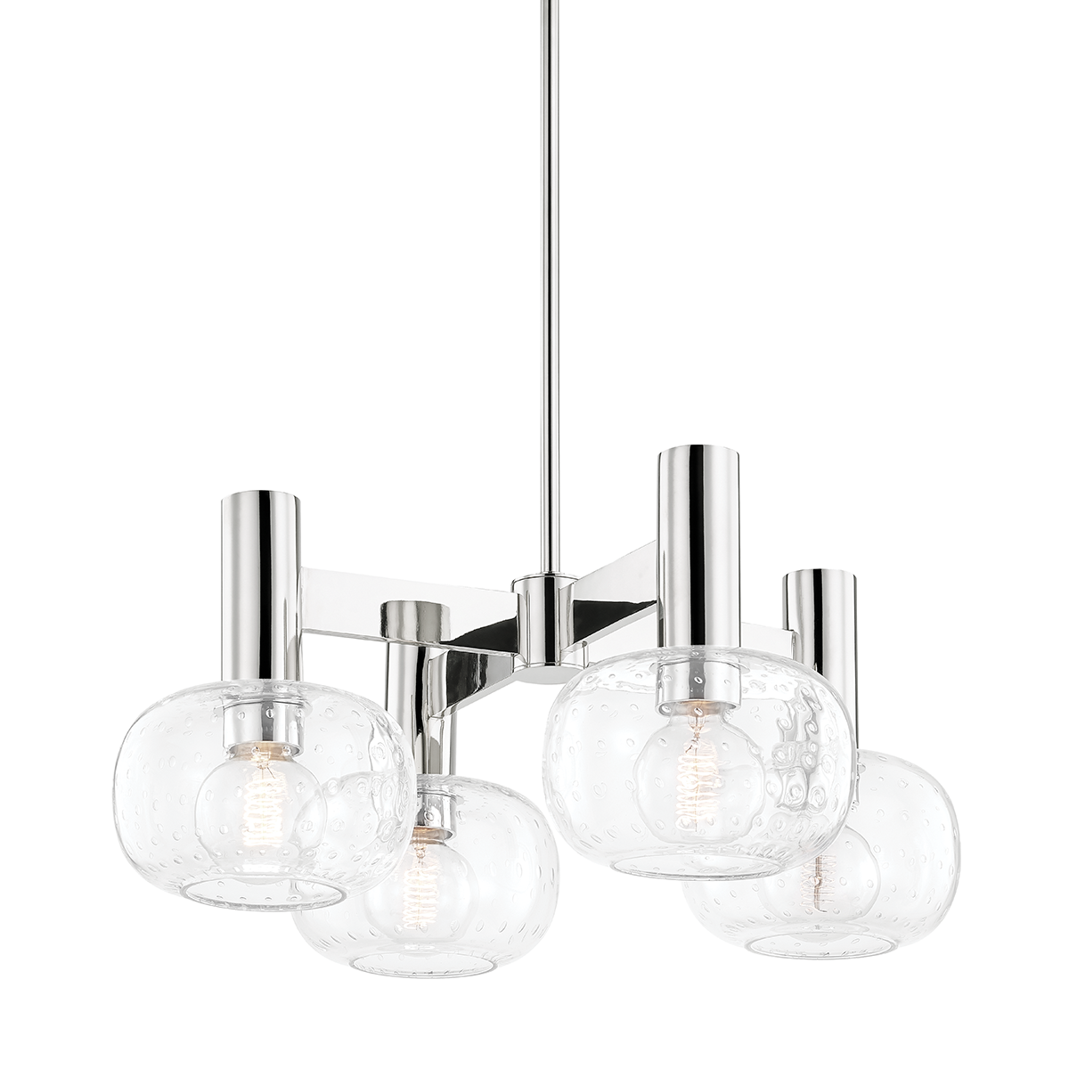 Mitzi Harlow Chandelier in Polished Nickel